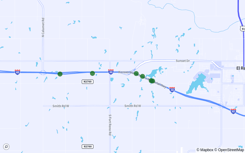 I-40 from Exit 115 to Exit 123