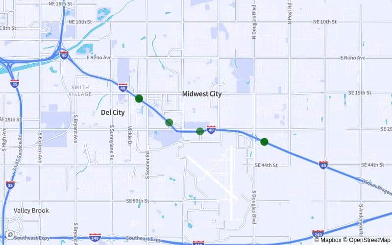 I-40 from 155B to Exit 159B